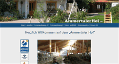 Desktop Screenshot of ammertalerhof.de
